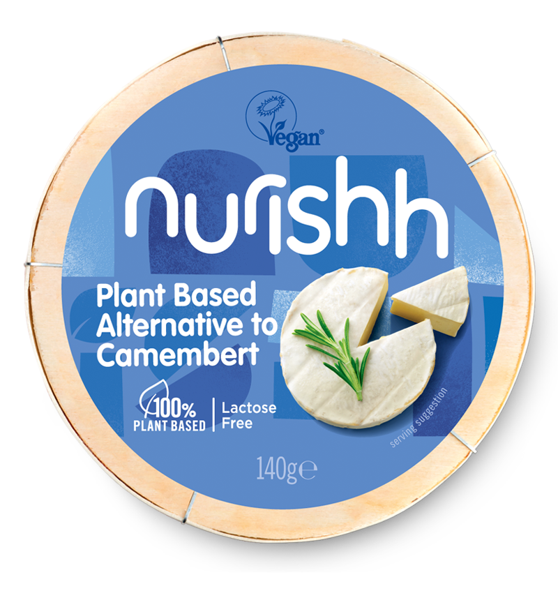 Plant-based alternative to Camembert